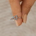 thumbnail image 5 of Anillo de moda para mujer, ajustable, con forma de ola, exquisito, bonito y fácil de llevar, 5 of 5