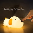 thumbnail image 3 of Cute Dog LED Night Light for Kids Toddler's Room Color-Changing Silicone Lamp USB Rechargeable Lamp Bedside Timer Night Light, 3 of 11