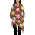 thumbnail image 3 of Honeii Cute Elephants Print Scarf Oversized Scarf Tassel Fall Winter Thick Scarf Warm Shawl Women,Women's Scarves & Wraps, 3 of 8