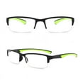 thumbnail image 2 of Womens Mens Half-frame Rubber Reading Glasses Rectangle Eyeglasses Readers, 2 of 2
