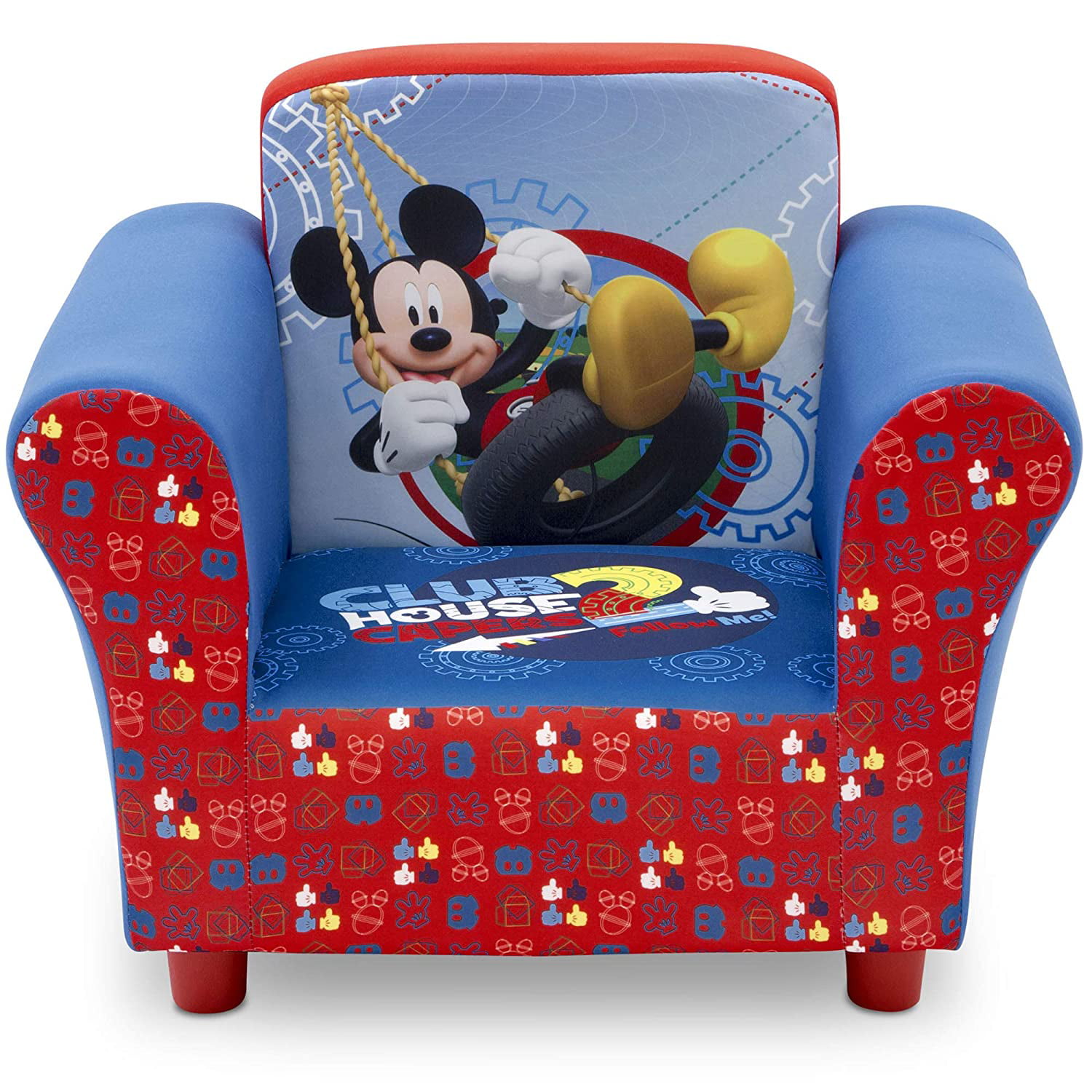 Delta Children Upholstered Chair, Disney Mickey Mouse