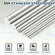 thumbnail image 4 of Uxcell 10 Pcs Varilla Redonda de Acero Inoxidable 304, Diámetro de 1/32", Longitud de 4" (100mm) Varillas Sólidas de Metal, Barras de Acero para Artesanías Modelos de Bricolaje Aviones Barcos Coches, 4 of 7