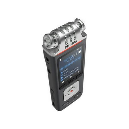 Philips - VoiceTracer DVT7110 Audio with Video Recorder - Silver