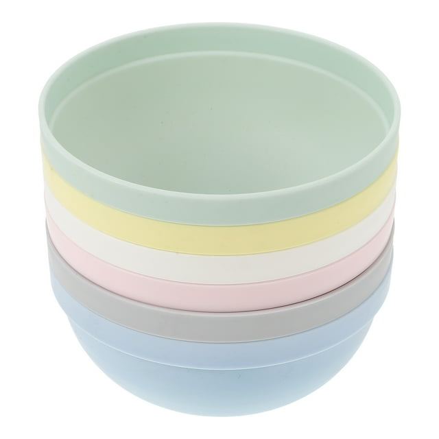 Shisuyan 6pcs Cereal Bowl Versatile Kitchen Bowl For Rice Soup Salad Desserts Bowls Convenient Rice Container For Family Meals