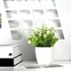 thumbnail image 5 of Falso planta interior con flores, planta artificial para hogar, cocina, oficina, escritorio, decoración, plantas artificiales de interior, plantas de flores falsas, plantas para hogar,, 5 of 8