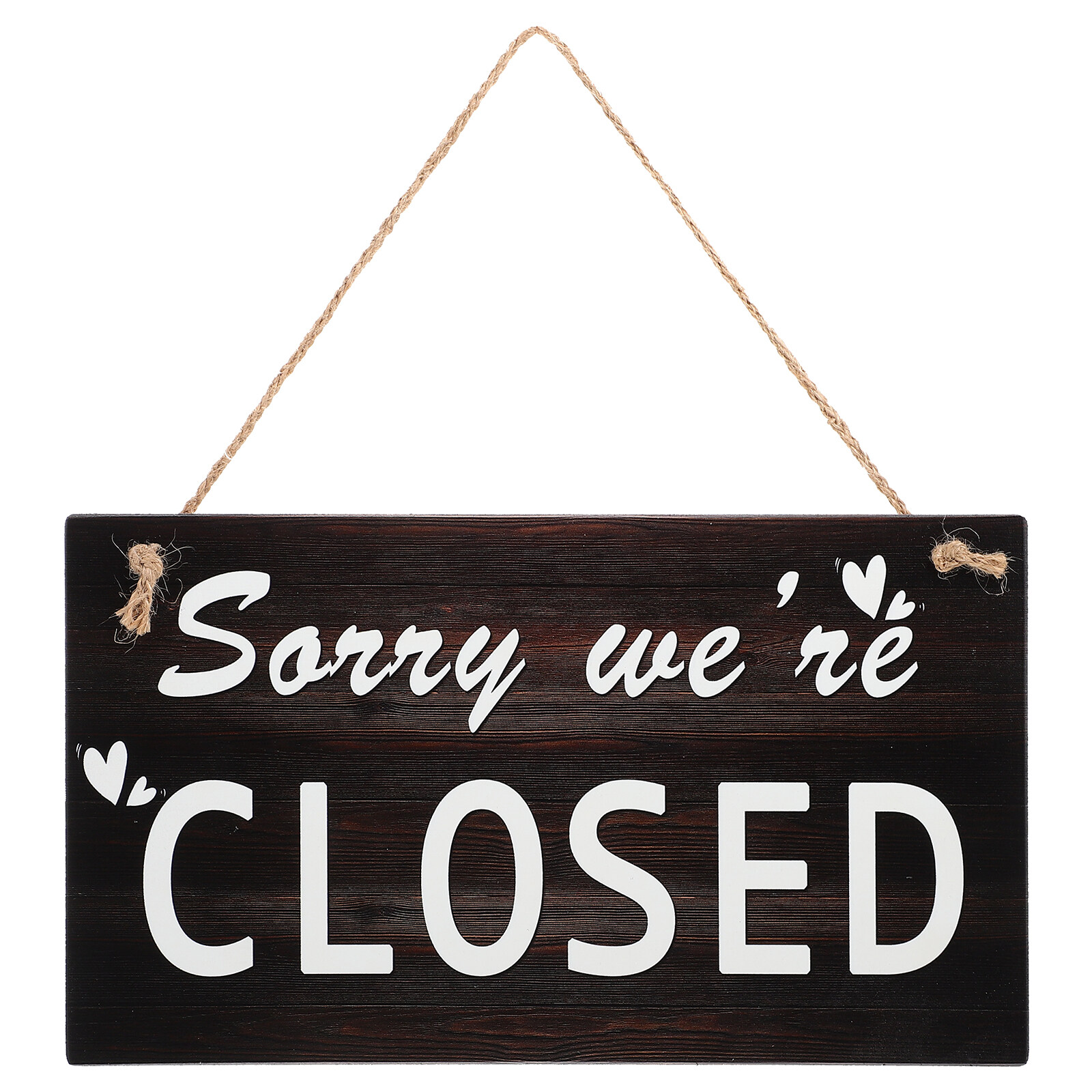 Closed Sign, Hanging Door Sign, Coffee Shop Closed Sign, Restaurant