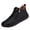 Black_011, variant on Women's Side Zip Orthopedic Leather Trainers, Non Slip Lightweight Casual Walking Shoes for Dressy & Outdoor Wear White 12（EU-47）