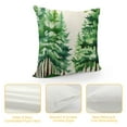 thumbnail image 4 of GOSMITH Watercolor Green Christmas Tree Pillow Covers Winter Nature Forest Throw Pillows Cover Outdoor Spring Summer Rustic Farmhouse Decorative Pillow Case for Couch Bed Sofa Decor, 4 of 5