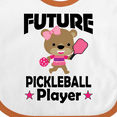 thumbnail image 4 of Inktastic Future Pickleball Player Girls Girls Baby Bib, 4 of 4