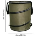 thumbnail image 7 of 2 PCS (24 & 30 Gal) Pop Up Outdoor Trash Bin Camping Collapsible Trash can and Leaf Waste Bag, Reusable Yard Trash Can Leaf Bin Container for Outdoor Camping, Picnic, Storage, Travel, 7 of 7