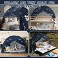 thumbnail image 4 of Tienda de campaña con dosel de juego de espacio completo para niños, dosel para cama para niños, tamaño completo, Galaxy Dome, tiendas de campaña para niños, espacio de privacidad de ensueño en la cam, 4 of 7