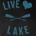 thumbnail image 3 of CafePress - Live Love Lake - Long Sleeve Dark T-Shirt, 3 of 4