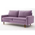 thumbnail image 5 of Koby Home Sectional Sofa Sleeper Couch 3-Seater Sofas 70" Couches for Living Room Lavender Pink, 5 of 6
