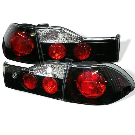 Spyder Honda Accord 01-02 4Dr Euro Style Tail Lights - Black