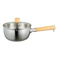 thumbnail image 3 of 304 stainless steel Japanese style snow flat pot induction cooker noodle pot, 3 of 8
