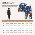 thumbnail image 6 of Bingfone Womens Pajama Sets Animals Rescue Team Print,Long Sleeve Loungewear Pajamas Set-Small, 6 of 9