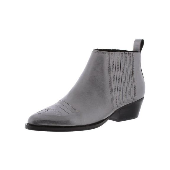 Botkier Womens Texas Leather Metallic Booties