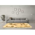 thumbnail image 3 of Ahgly Company Indoor Square Abstract Brown Modern Area Rugs, 8' Square, 3 of 4