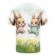 thumbnail image 4 of Tops para hombre, blusas y camisas de manga corta con cuello redondo para hombre, jersey informal con cuello redondo y estampado de Pascua para hombre, camisetas deportivas de manga corta, blusas de p, 4 of 5
