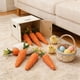 thumbnail image 4 of Decoraciones de Zanahoria de Pascua Qazbgdl | Paquete de 6 Adornos Colgantes de Rábanos de Espuma de Colores con Cordel | Decoración de Fiesta de Conejito de Pascua para El Hogar, El Aula y El Jardín, 4 of 6