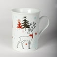 thumbnail image 1 of Set of 12 Porcelain Reindeer In The Forest Mug, 1 of 2