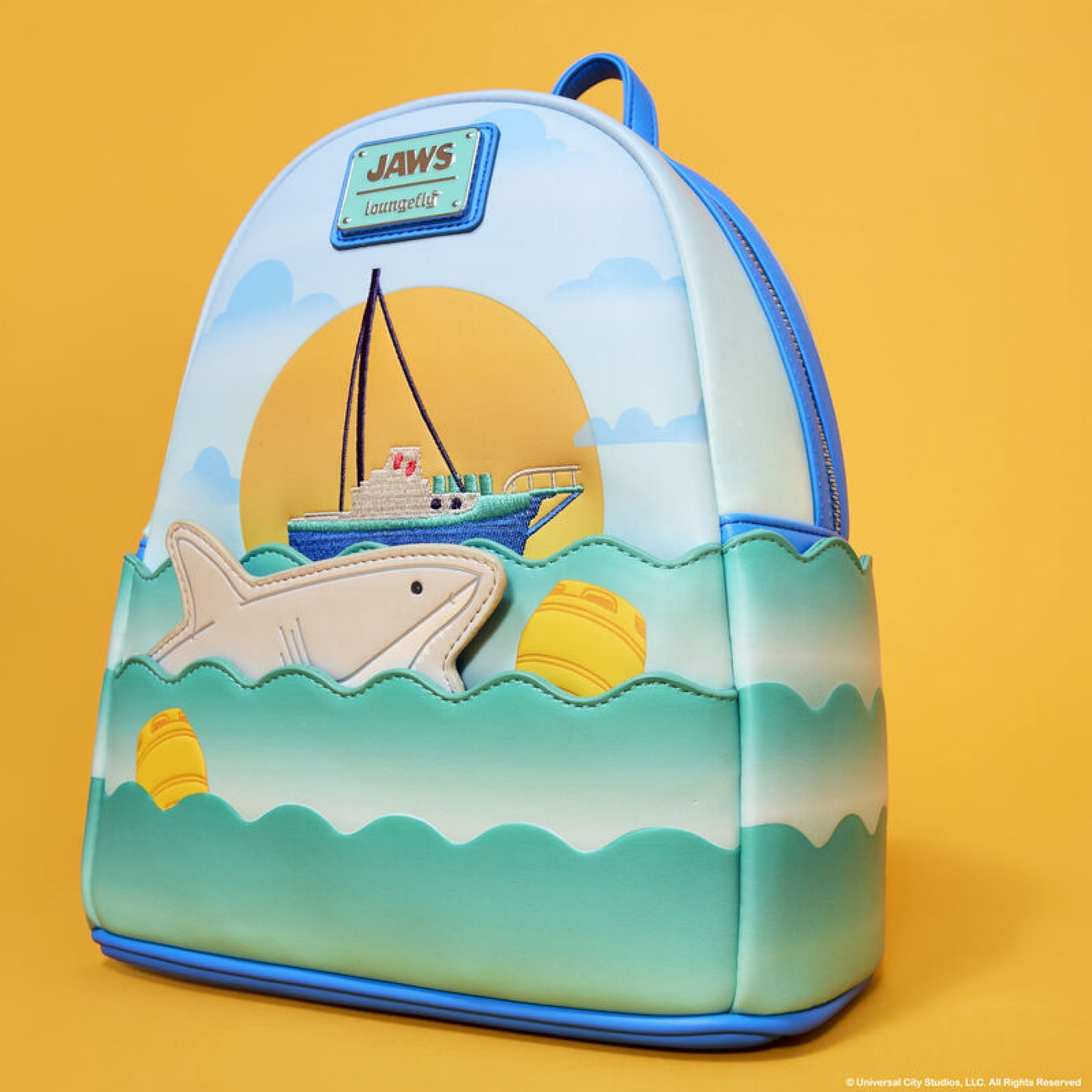 Loungefly Universal Jaws Mini Backpack - Walmart.com display picture 1