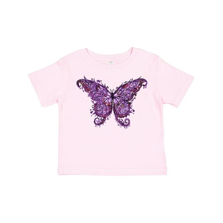 

Inktastic Purple Ink Butterfly Gift Toddler Boy or Toddler Girl T-Shirt