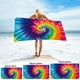 thumbnail image 4 of Microfiber Beach Towel Super Colorful Bath Towel Sandproof Beach Blanket Multi-Purpose Towel For Travel Swimming Pool, 4 of 5