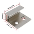 thumbnail image 2 of Rannb Soporte de sujeción para suspensión de pared de acero inoxidable para exhibición de azulejos de cerámica, paquete de 6, 2 of 5
