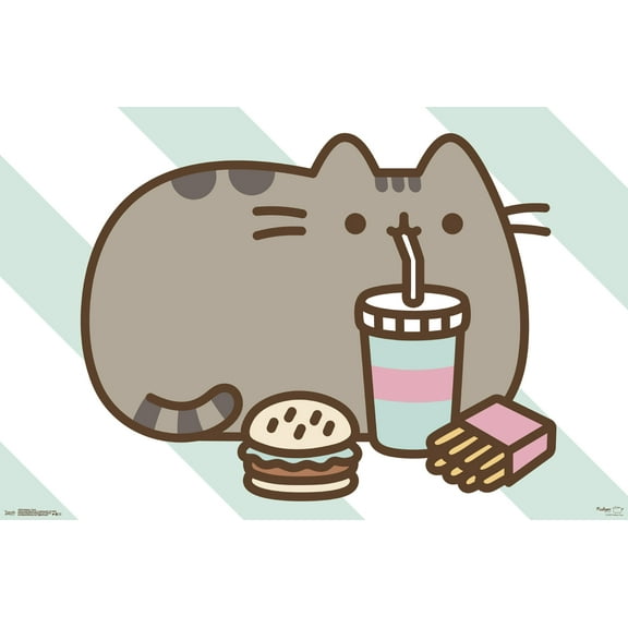 Pusheen - Food Wall Poster, 22.375" x 34"