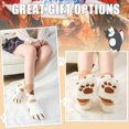thumbnail image 6 of Women Fuzzy Socks Cozy Soft Fluffy Cute Animal Slipper Socks Sleeping Warm Socks Christmas Gift for Girls, 6 of 6