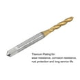 thumbnail image 4 of Unique Bargains 4-40 UNC High Speed Steel Machine 3 Spiral Flutes Thread Tap Titanium Plated, 4 of 5