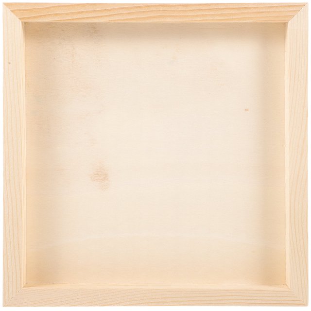 Marco de fotos de arte Marcos de madera para manualidades Cuadro Bandeja de madera sin terminar Pintura Niño
