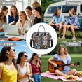 thumbnail image 7 of Pioneer Flower Floral Print Pattern Womens Lunch Box for Work,Insulated Large Lunch Bag for Tween and Teen,Loncheras Para Mujer,Leakproof Adult Lunch Bag for Work,Beach,Travel,Picnic,Camping, 7 of 7