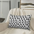 thumbnail image 5 of Sikiie Yin Yang Print Plush Pillow Cover, Wrinkle-proof and Stain-resistant Pillow Protector without Pillow Core, Home Decoration-16"x24", 5 of 6
