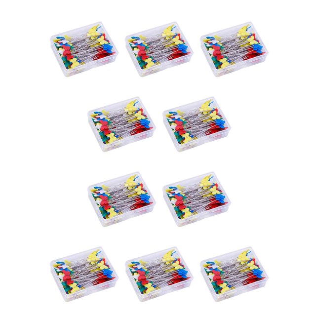 Wosthever Alfileres de costura Posicionamiento de bordado DIY Craft Fixing Tailor Quilting Agujas de coser Herramientas Accesorios Color Insecto oscuro al Insecto oscuro 50PCS 10piezas Wosthever CBP262573