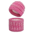 thumbnail image 1 of 2Pcs/Set Bébé Hiver Bonnet Bonnet Chapeau Peluche Foulard Col Chaud, 1 of 6