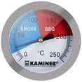 thumbnail image 3 of Bbq Grill Thermometer Edelstahl Analog Smoker Gasgrill Räucherofen Einbau Deckel, 3 of 8