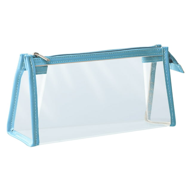 Estuche transparente para lápices, estuche de gran capacidad, estuche para exámenes, estuche especial para útiles escolares, estuche para cosméticos, estuche transparente para bolígrafos.