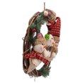 thumbnail image 1 of Grapevine Wreath, Christmas Wreath Widely Used Rattan Style Eye Catching Fadeless  For Door Snowman Style,Old Man Style, 1 of 8