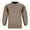Coffee, variant on toraway Summer Clothes Pocket Protector for Men Shirt with Badge Cotton Insert Long Sleeved T Shirt Amei Click Small Neckline Inside Bottoming Shirt Fall Men's XL