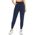 thumbnail image 5 of Sngxgn High Waist Cargo Pants Women Women Solid Trousers Casual Baggy Elastic Waist Wide Leg Pants With Pockets(Navy,XXL), 5 of 8