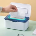 thumbnail image 4 of Noehoiugi Wipes Dispenser,Wipe Holder For Adult,Kitchen Wipes Storage Box Keeps Wet Tissue Fresh,Non-Slip Wipes Case,Flushable Wipe Container With Sealing Design Lid, 4 of 4