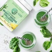 Sunwarrior Beauty Greens Collagen | Unflavored Collagen Boost Powder with Hyaluronic Acid and Biotin, 300g