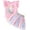 Unicorn Pink, variant on Toddler Girl Summer Outfits Size 7 Pink Ladybug Ruffle Sleeveless Shirt Tutu Skirt Sets