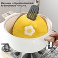 thumbnail image 2 of Couvercle de Pot Cuisson Résistant à la Température Couvercle de Bol de Réfrigérateur Anti-Poussière Vaisselle de Conservation des Aliments Violet, 2 of 9