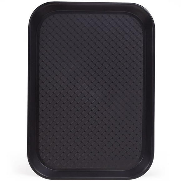 Brybelly KCAF-101 10 x 14 in. Cafeteria Tray, Black