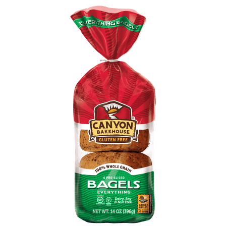 Canyon Bakehouse Gluten-Free Everything Bagels (Best Whole Grain Bagels)