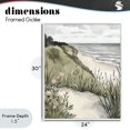 thumbnail image 4 of Stupell Industries Tropical Coastal Calm on Sandy Dunes White Framed Giclee Art, 24 x 30, by Riley B, 4 of 8