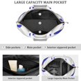 thumbnail image 3 of 22 Inch Oversized Travel Bag Lightweight Canvas Weekender Duffel with Multi Pockets, Slogan Print, 3 of 5